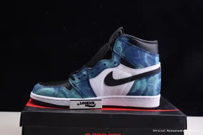 Official Maikesneakers Jordan Air OG Tie-Dye CD0461-100 1 High 0604